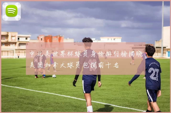 中北美世界杯球员身价排行榜揭晓美国加拿大球员包揽前十名
